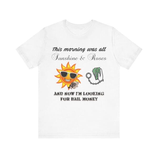 Sunshine and Roses Unisex Jersey Short Sleeve Tee - Image 30