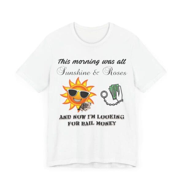 Sunshine and Roses Unisex Jersey Short Sleeve Tee - Image 32