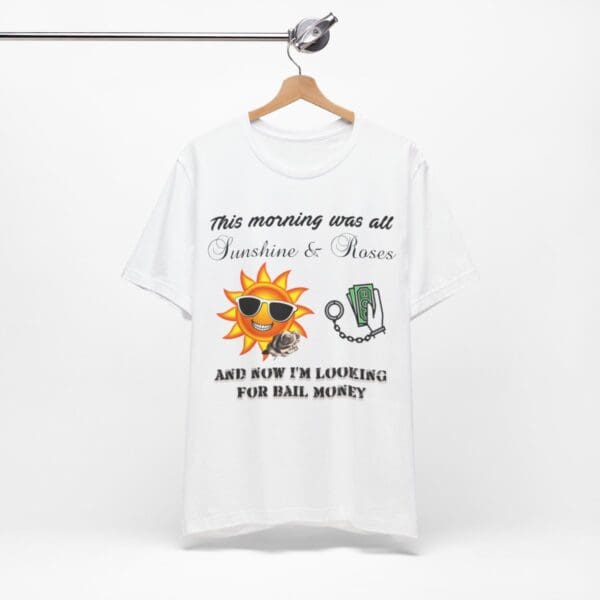 Sunshine and Roses Unisex Jersey Short Sleeve Tee - Image 36