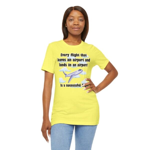 Every Flight Unisex Jersey Short Sleeve Tee - Image 225