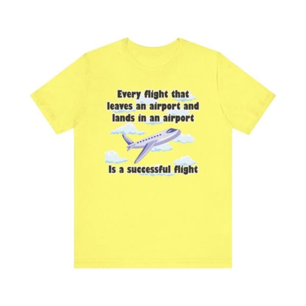 Every Flight Unisex Jersey Short Sleeve Tee - Image 205