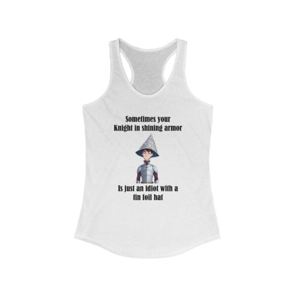 Knight in Shining Armor Women's Ideal Racerback Tank - Image 2