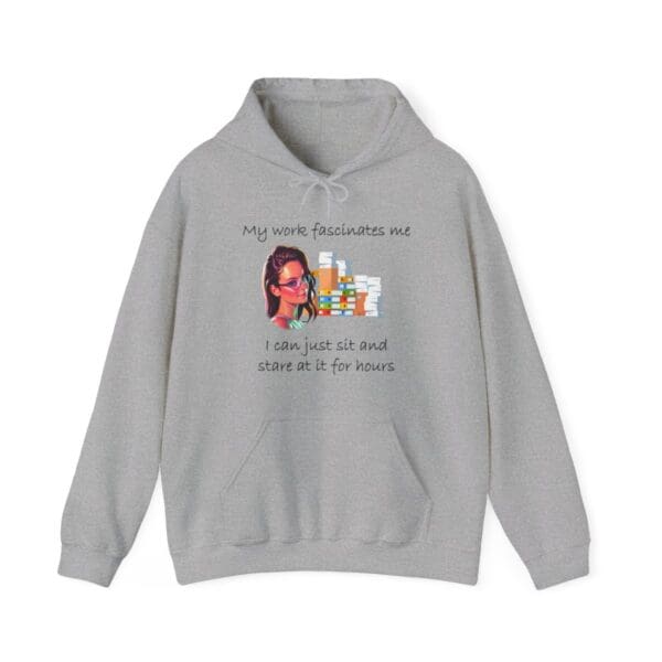 My Work Fascinates Me Unisex Heavy Blend™ Hooded Sweatshirt - Image 14