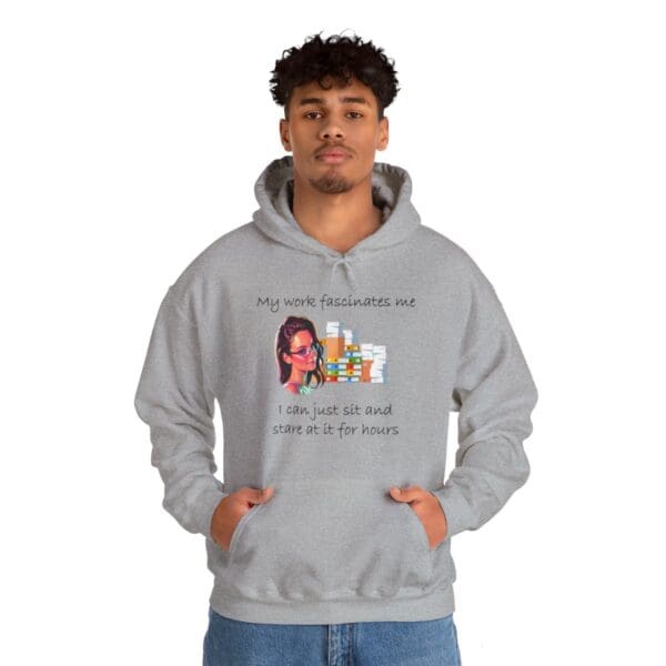 My Work Fascinates Me Unisex Heavy Blend™ Hooded Sweatshirt - Image 20