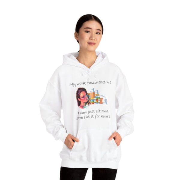 My Work Fascinates Me Unisex Heavy Blend™ Hooded Sweatshirt - Image 6