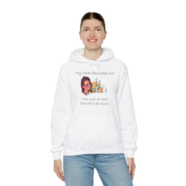 My Work Fascinates Me Unisex Heavy Blend™ Hooded Sweatshirt - Image 8