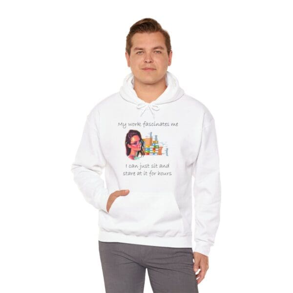 My Work Fascinates Me Unisex Heavy Blend™ Hooded Sweatshirt - Image 9