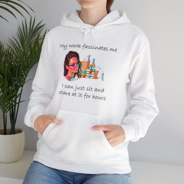 My Work Fascinates Me Unisex Heavy Blend™ Hooded Sweatshirt - Image 13