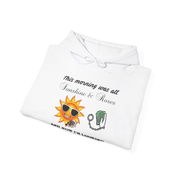 Sunshine and Roses Unisex Heavy Blend™ Hooded Sweatshirt - Image 4