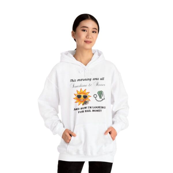 Sunshine and Roses Unisex Heavy Blend™ Hooded Sweatshirt - Image 6