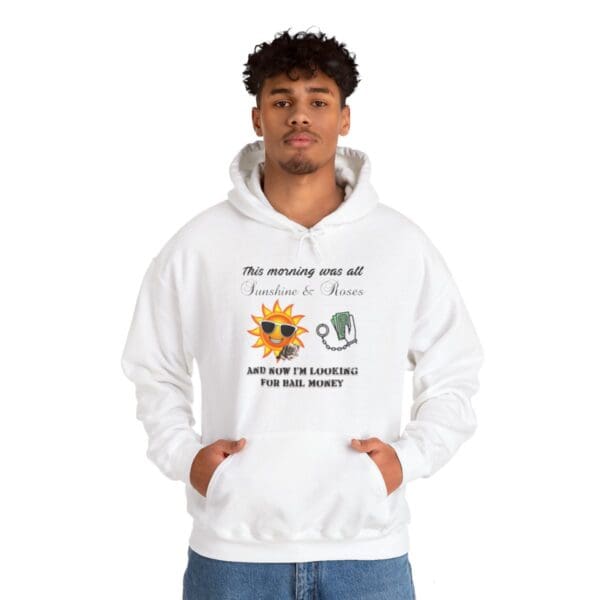 Sunshine and Roses Unisex Heavy Blend™ Hooded Sweatshirt - Image 7