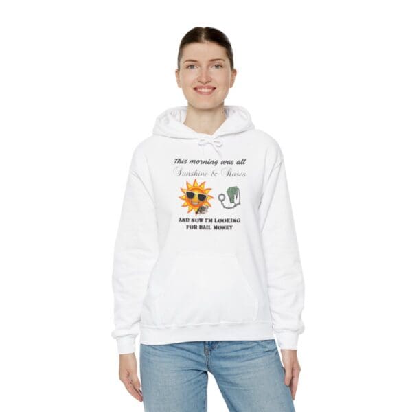 Sunshine and Roses Unisex Heavy Blend™ Hooded Sweatshirt - Image 8