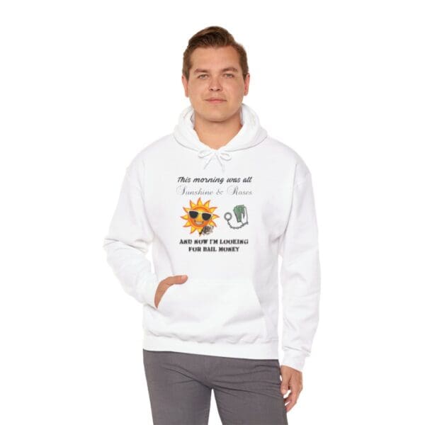 Sunshine and Roses Unisex Heavy Blend™ Hooded Sweatshirt - Image 9