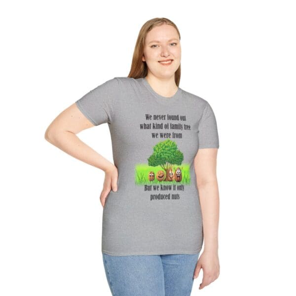 Family Tree Unisex Softstyle T-Shirt - Image 42