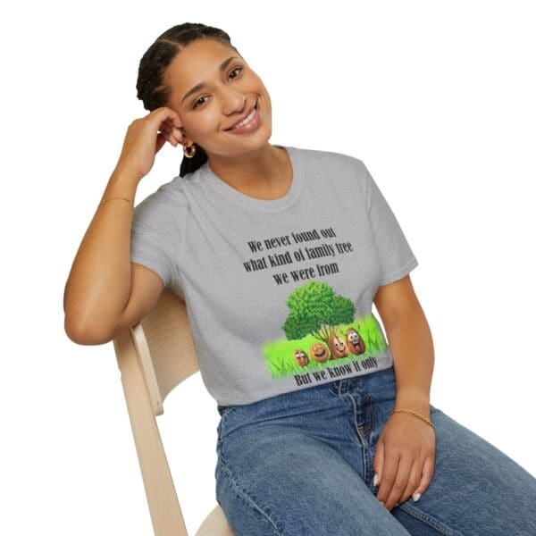 Family Tree Unisex Softstyle T-Shirt - Image 46