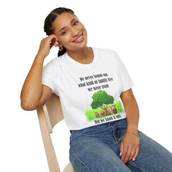 Family Tree Unisex Softstyle T-Shirt - Image 22