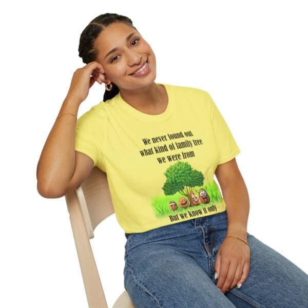 Family Tree Unisex Softstyle T-Shirt - Image 70