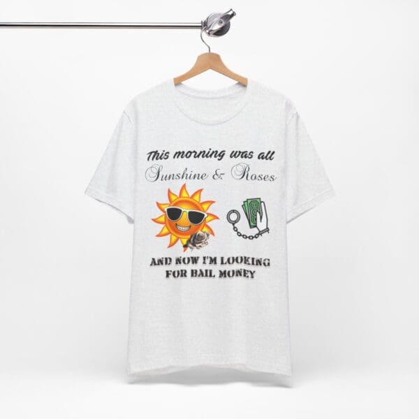 Sunshine and Roses Unisex Jersey Short Sleeve Tee - Image 65