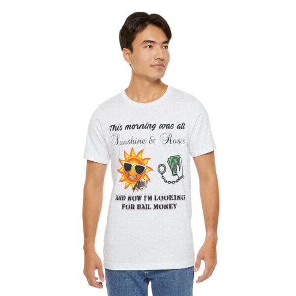 Sunshine and Roses Unisex Jersey Short Sleeve Tee - Image 78