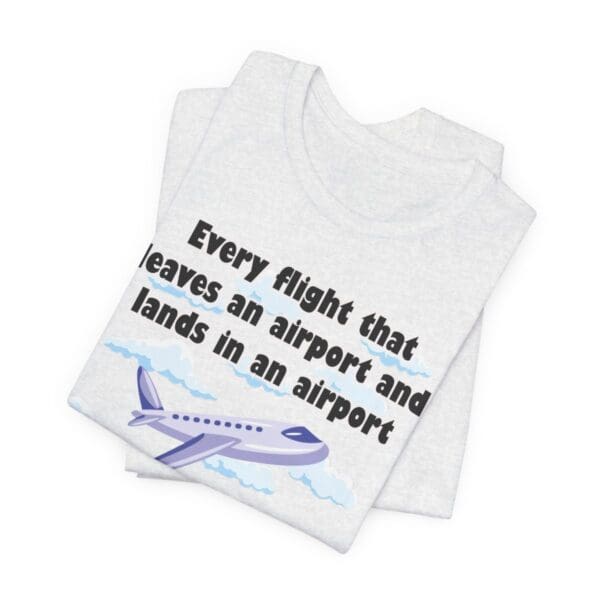 Every Flight Unisex Jersey Short Sleeve Tee - Image 64