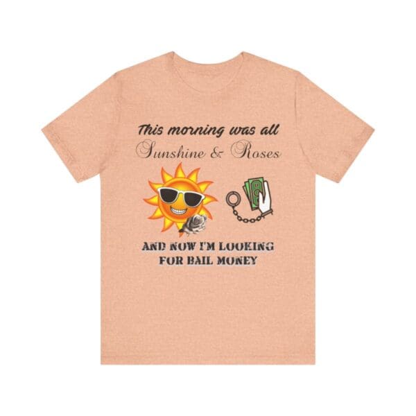 Sunshine and Roses Unisex Jersey Short Sleeve Tee - Image 204