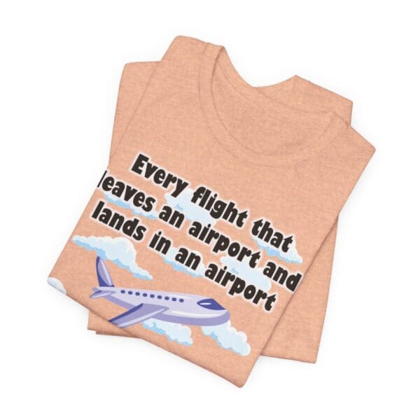 Every Flight Unisex Jersey Short Sleeve Tee - Image 151