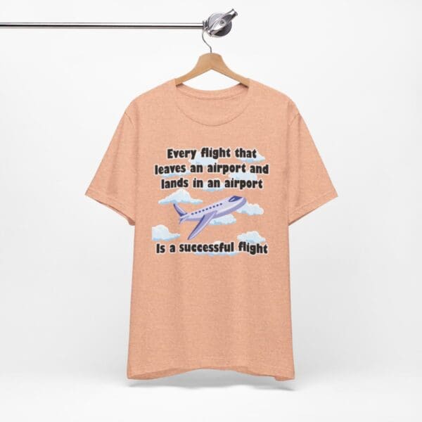 Every Flight Unisex Jersey Short Sleeve Tee - Image 153