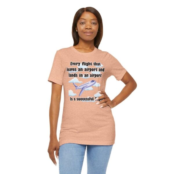 Every Flight Unisex Jersey Short Sleeve Tee - Image 167