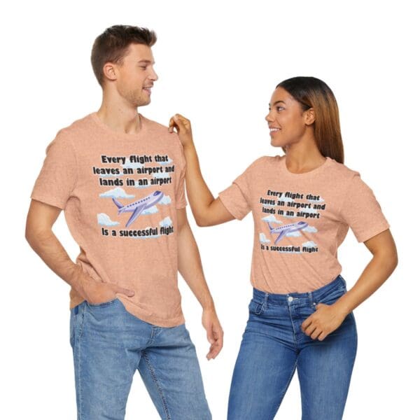 Every Flight Unisex Jersey Short Sleeve Tee - Image 170