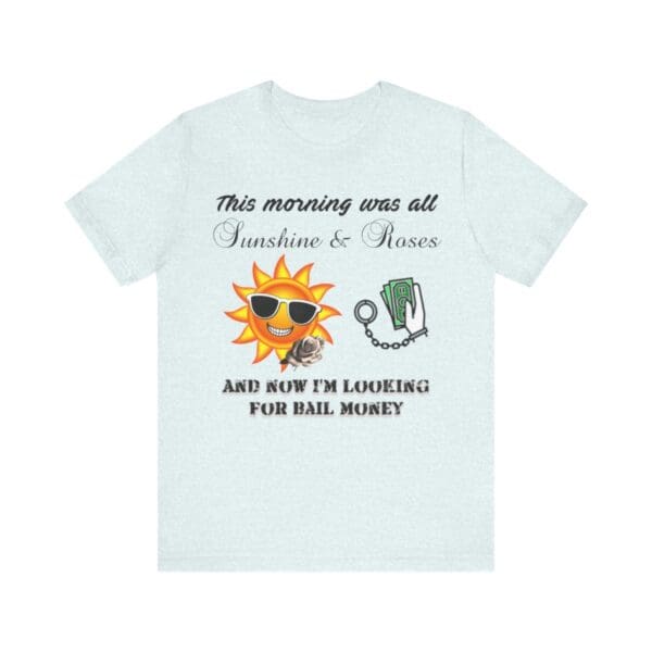 Sunshine and Roses Unisex Jersey Short Sleeve Tee - Image 291