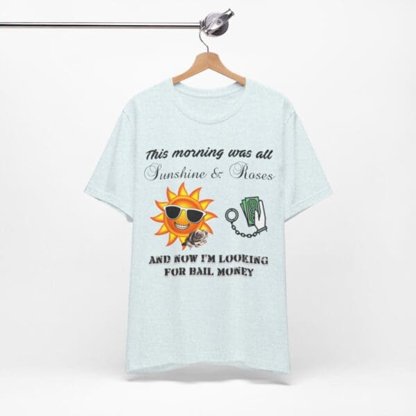 Sunshine and Roses Unisex Jersey Short Sleeve Tee - Image 297