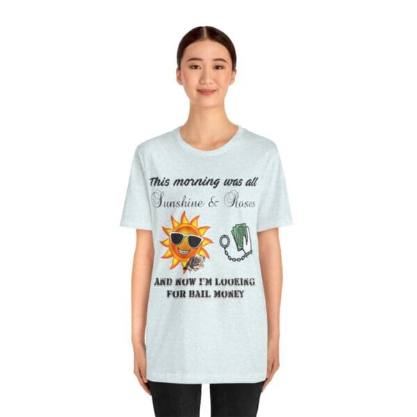 Sunshine and Roses Unisex Jersey Short Sleeve Tee - Image 301