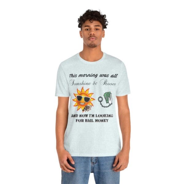 Sunshine and Roses Unisex Jersey Short Sleeve Tee - Image 302