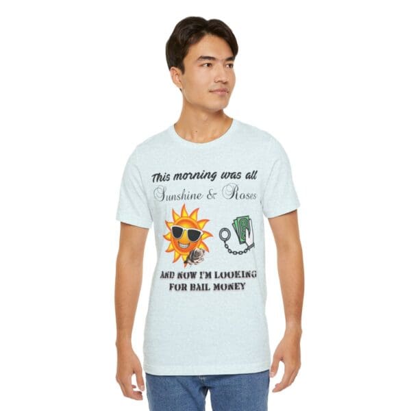 Sunshine and Roses Unisex Jersey Short Sleeve Tee - Image 310