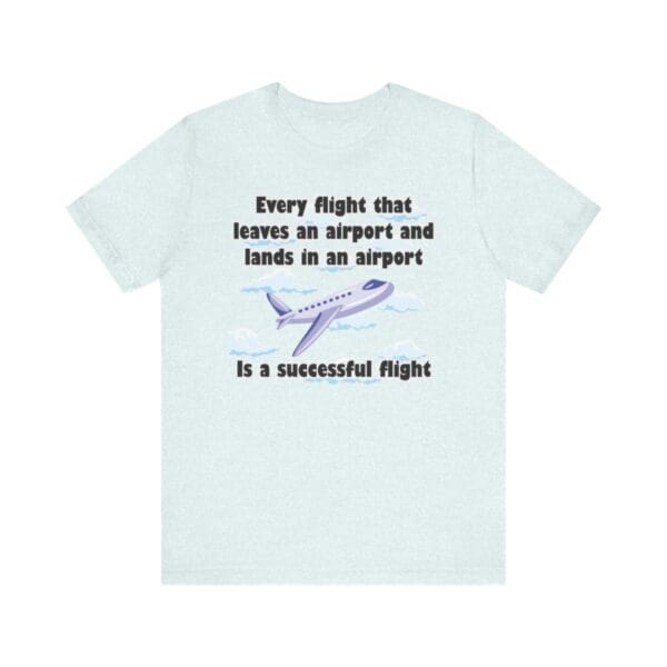 Every Flight Unisex Jersey Short Sleeve Tee - Image 234