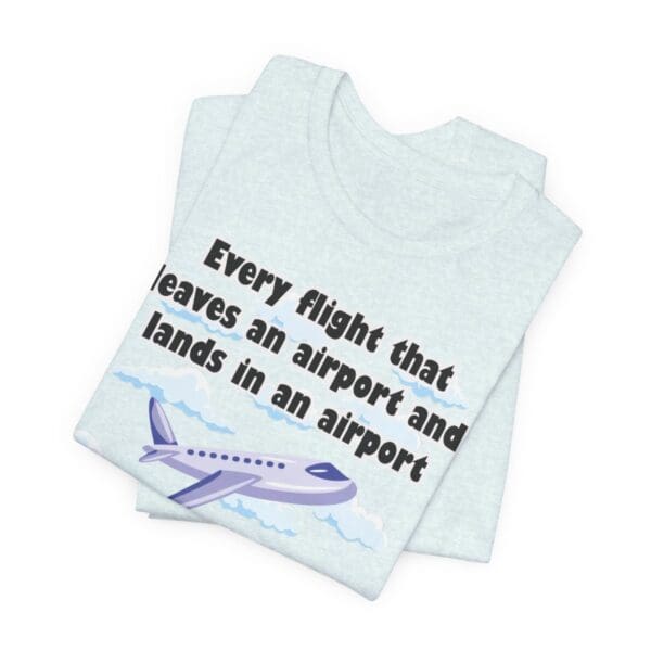 Every Flight Unisex Jersey Short Sleeve Tee - Image 238