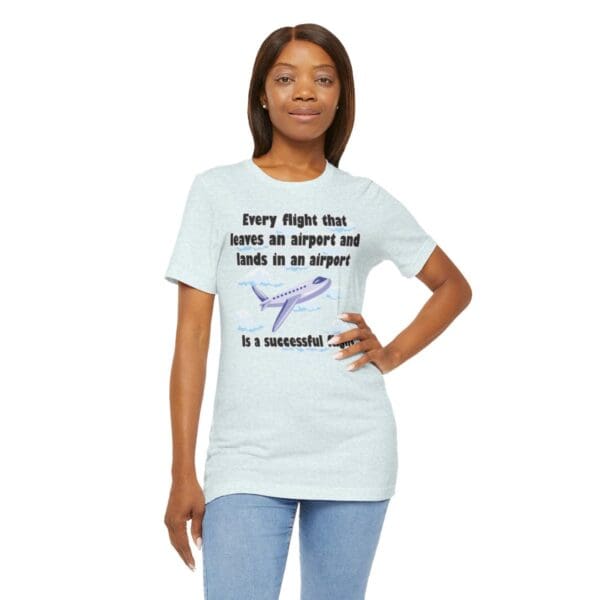 Every Flight Unisex Jersey Short Sleeve Tee - Image 254