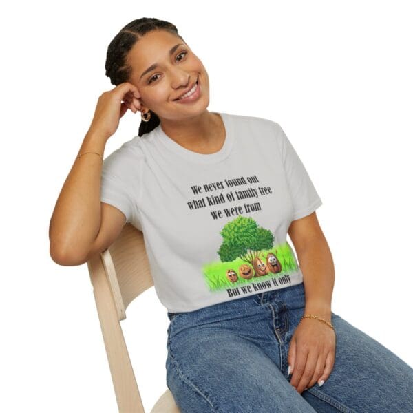 Family Tree Unisex Softstyle T-Shirt - Image 34