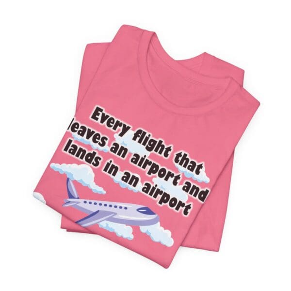 Every Flight Unisex Jersey Short Sleeve Tee - Image 383