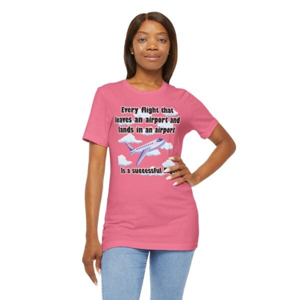 Every Flight Unisex Jersey Short Sleeve Tee - Image 399