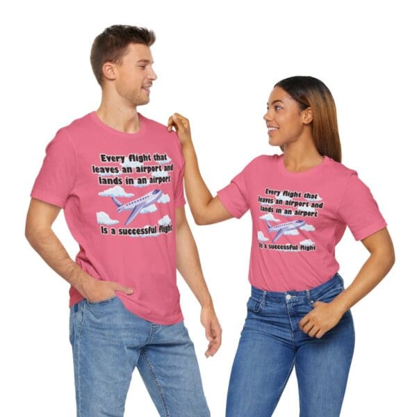 Every Flight Unisex Jersey Short Sleeve Tee - Image 402