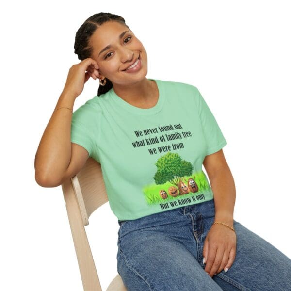 Family Tree Unisex Softstyle T-Shirt - Image 130