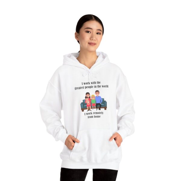 I Work With The Greatest People Unisex Heavy Blend™ Hooded Sweatshirt - Image 6