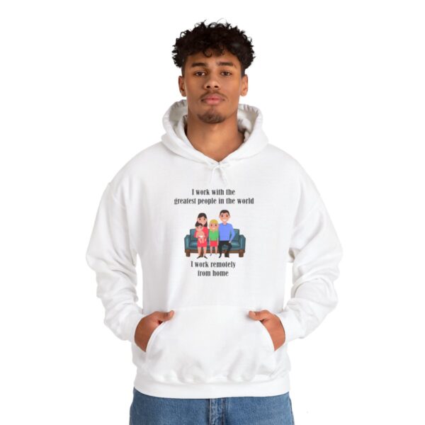 I Work With The Greatest People Unisex Heavy Blend™ Hooded Sweatshirt - Image 7