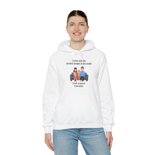 I Work With The Greatest People Unisex Heavy Blend™ Hooded Sweatshirt - Image 8