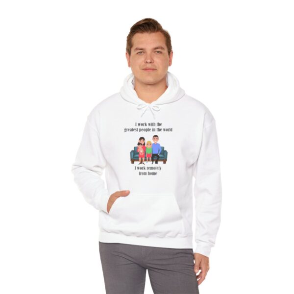 I Work With The Greatest People Unisex Heavy Blend™ Hooded Sweatshirt - Image 9