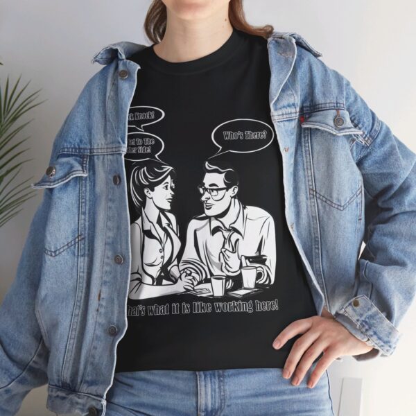 That's What It Is Like Working Here Unisex Heavy Cotton Tee - Image 78