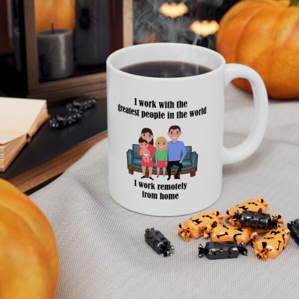 I Work With The Greatest People Ceramic Mug, 11oz - Image 7