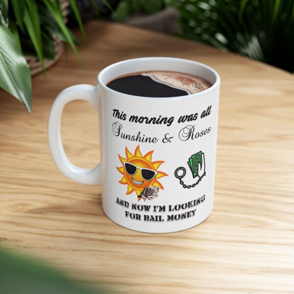 Sunshine and Roses Ceramic Mug, 11oz - Image 9