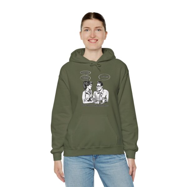 That's What It Is Like Working Here Unisex Heavy Blend™ Hooded Sweatshirt - Image 60